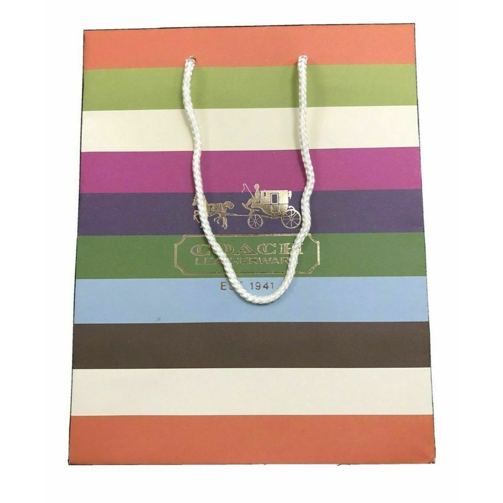 Coach Paper Shopping Bag Reusable 97 X 77 X 47